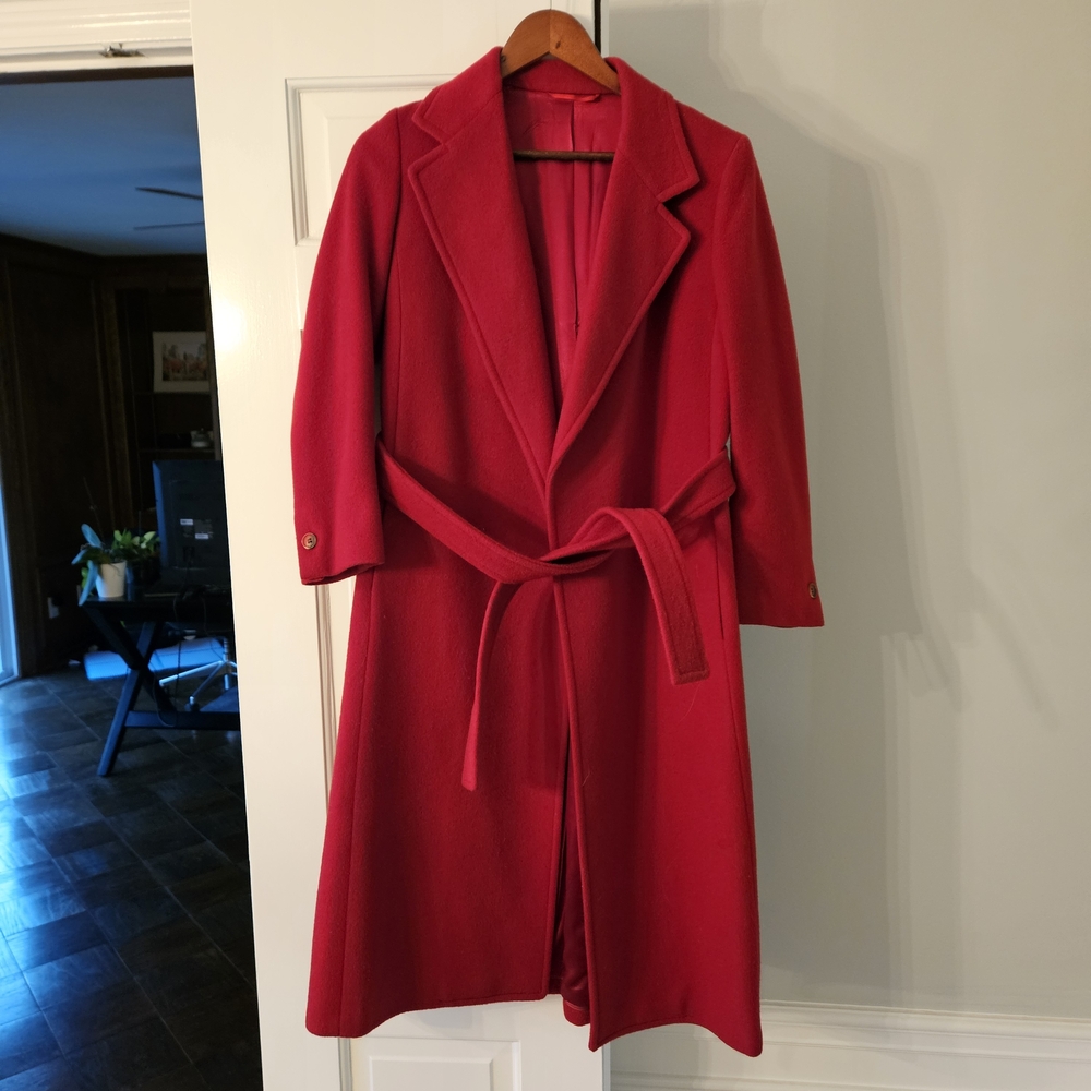 Red Wool Coat